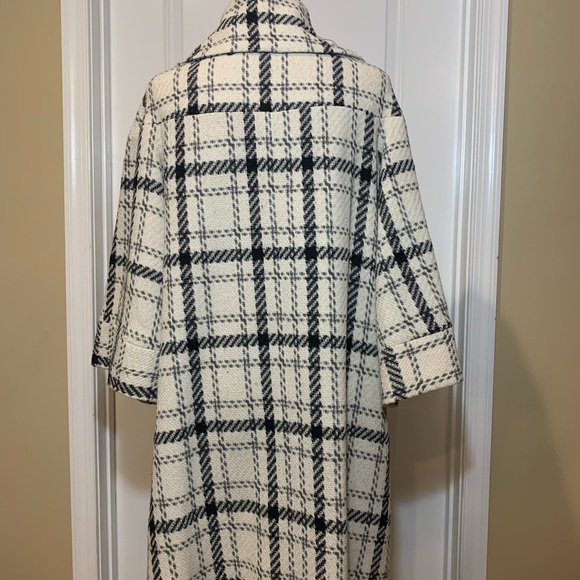 Red by Marco Women’s Black/White Tweed Coat Large - Picture 3 of 3